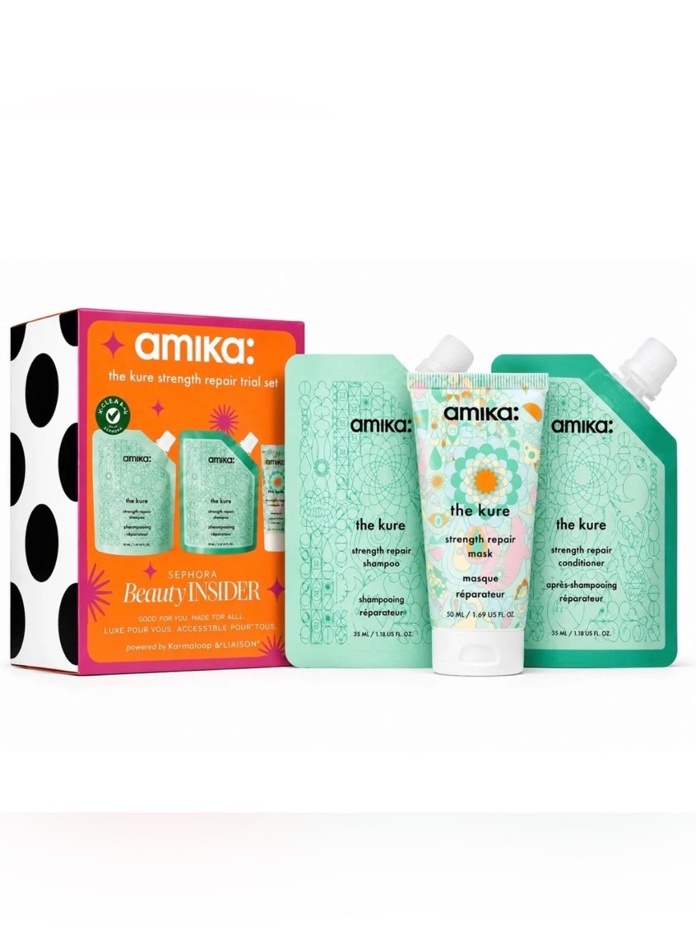 amika The Kure Strength Repair Trial Set by Sephora Beauty Insider